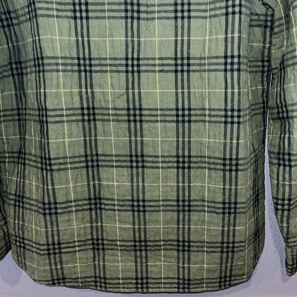Vintage ANALOG Plaid Quilted Shacket Shirt Jacket- Made in Portugal -EUC -Size M - Picture 8 of 16